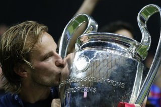 Rakitic, qui a gagné la Ligue des champions 2015 avec le Barça, prend sa retraite KEYSTONE/AP/FRANK AUGSTEIN